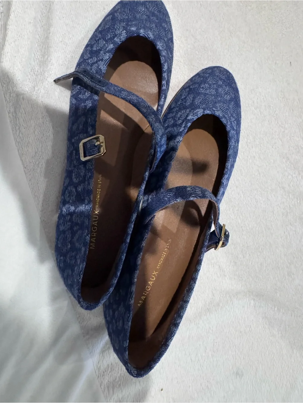 New Margaux Demi Jane denim leopard 39.5M